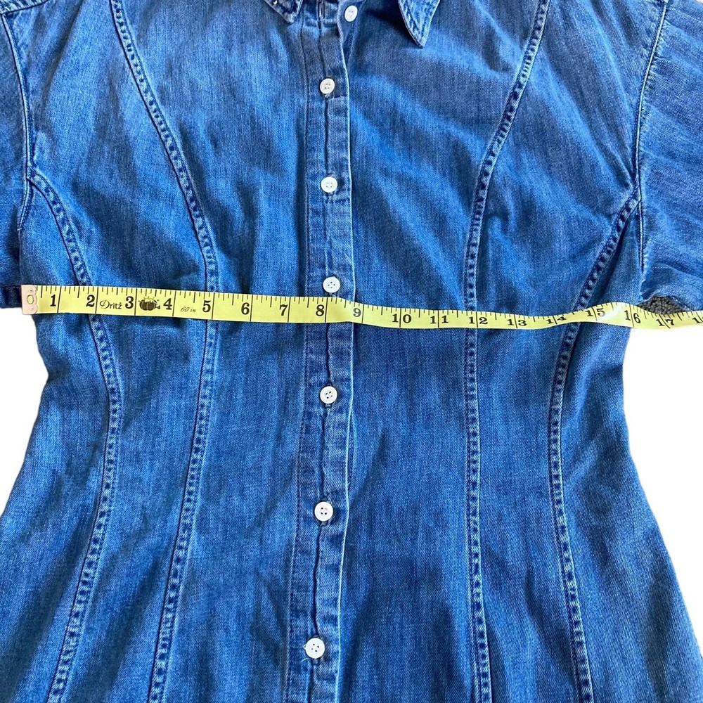 Frame Denim Blue Mini Dress - Picture 7 of 8